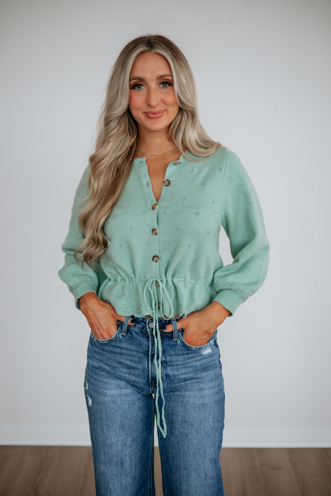 Lille Pointelle Cardigan