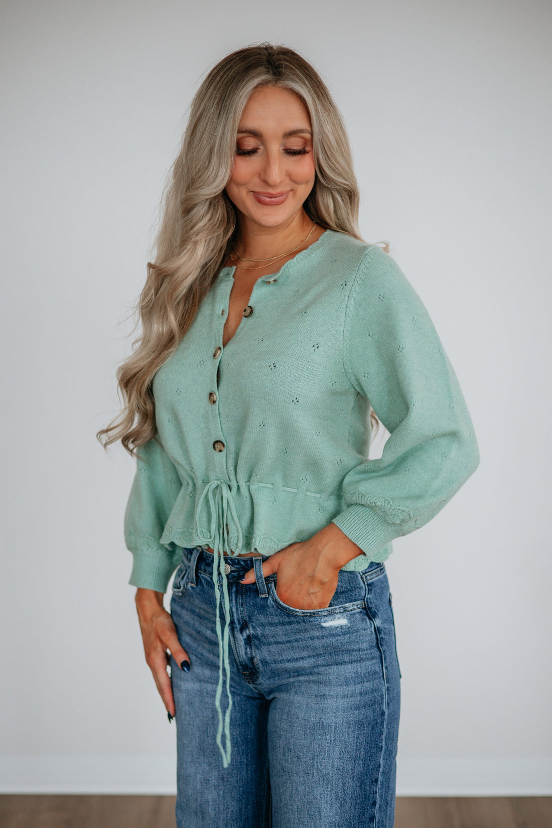 Lille Pointelle Cardigan