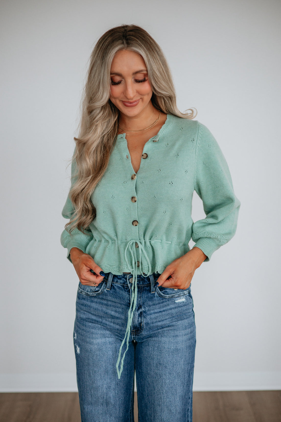 Lille Pointelle Cardigan