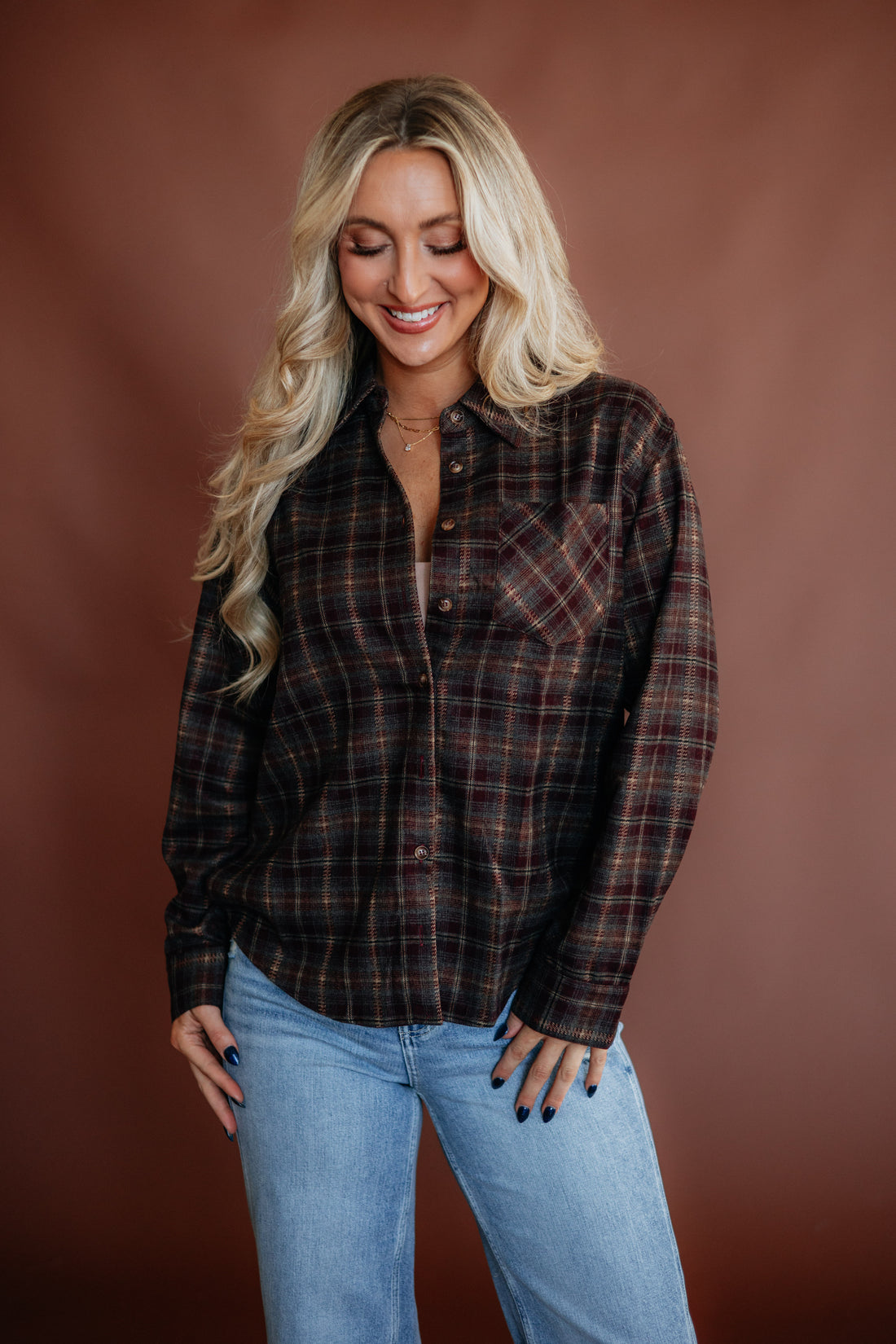 Kordell Flannel Top