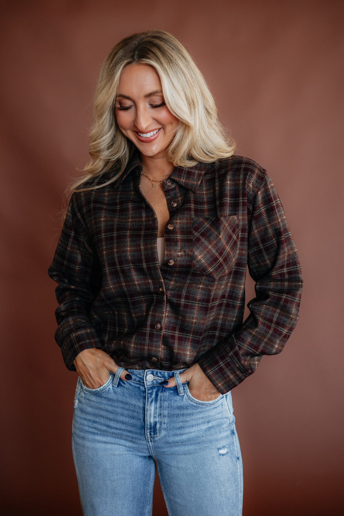 Kordell Flannel Top