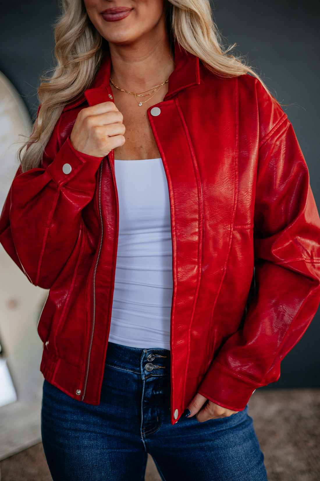 Mazie Leather Jacket
