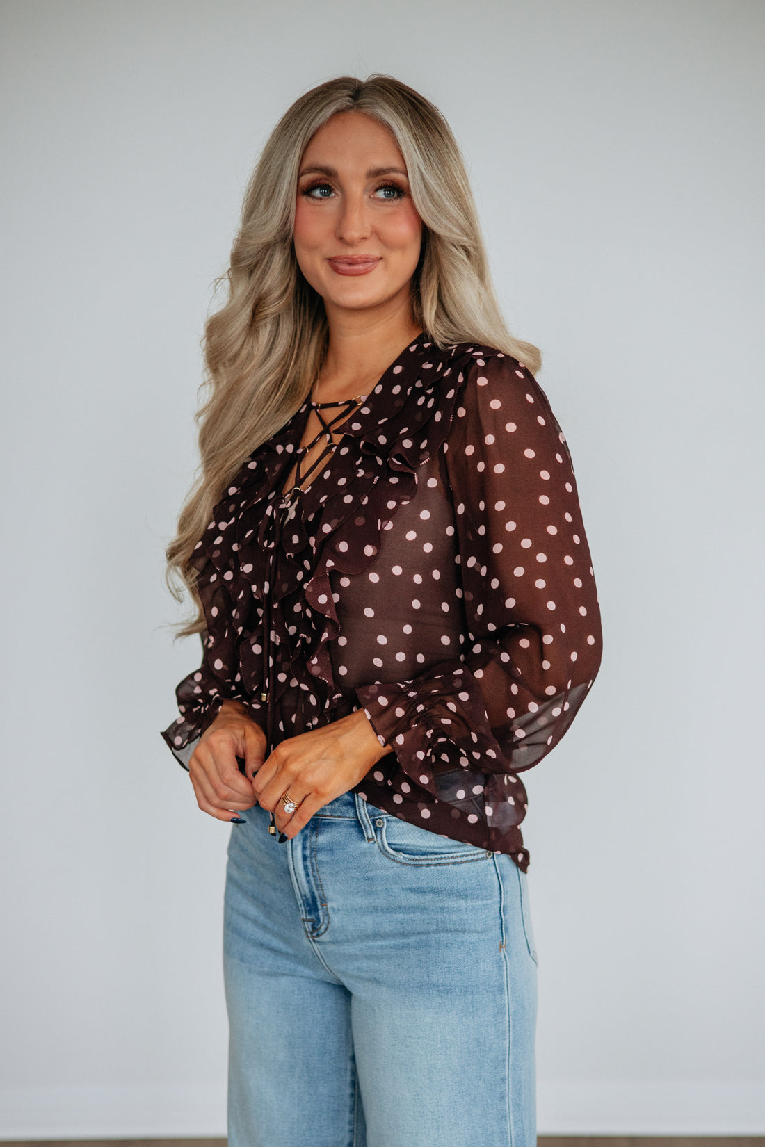Robin Polka Dot Top