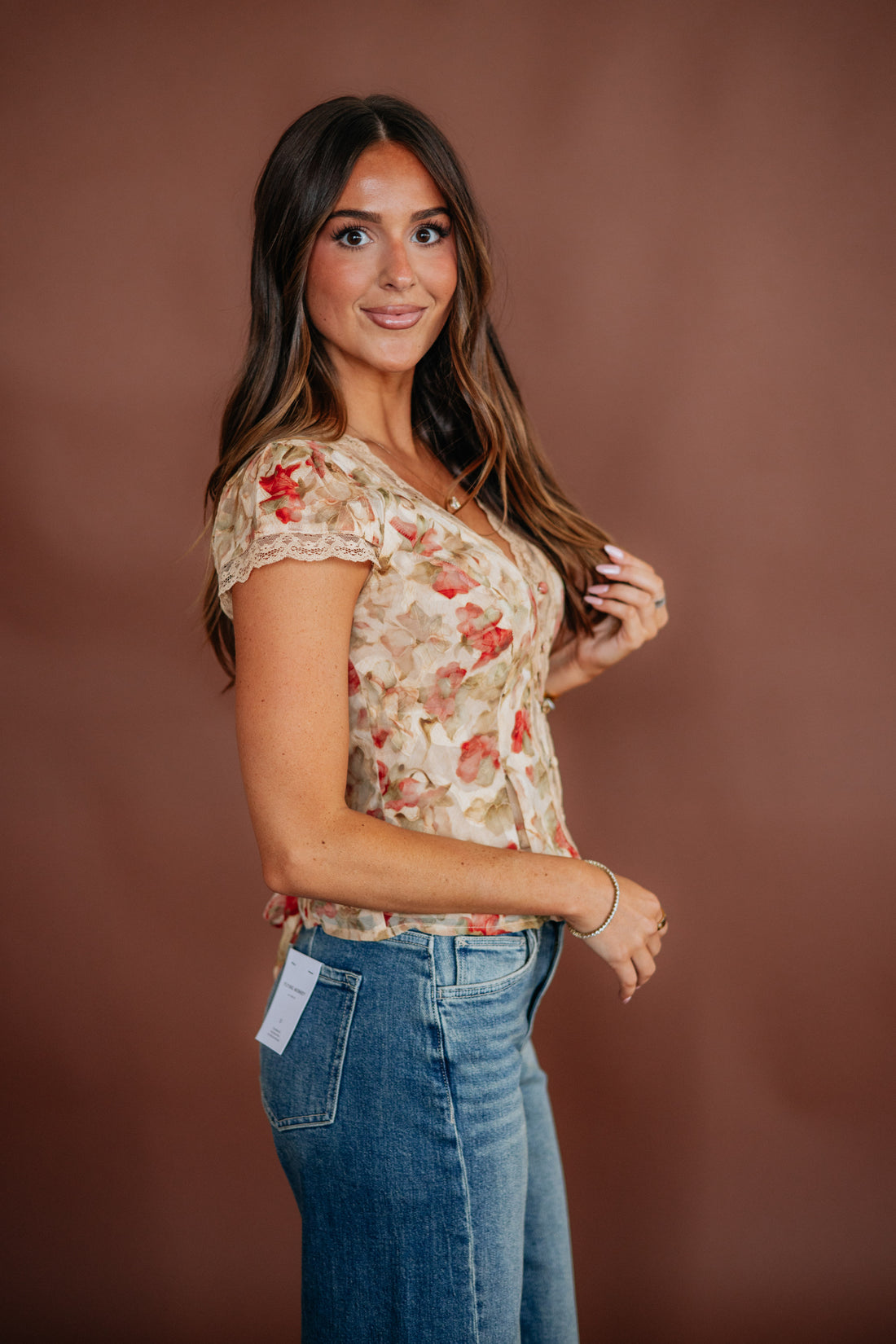 Marylou Floral Top