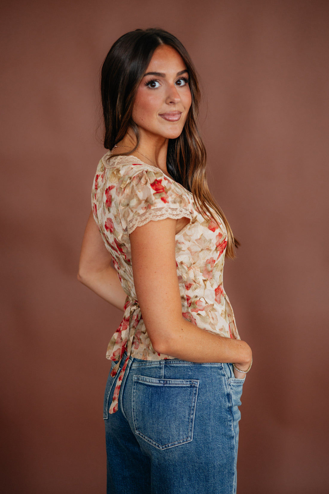 Marylou Floral Top