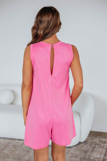 Keisha Lounge Romper - Bubblegum