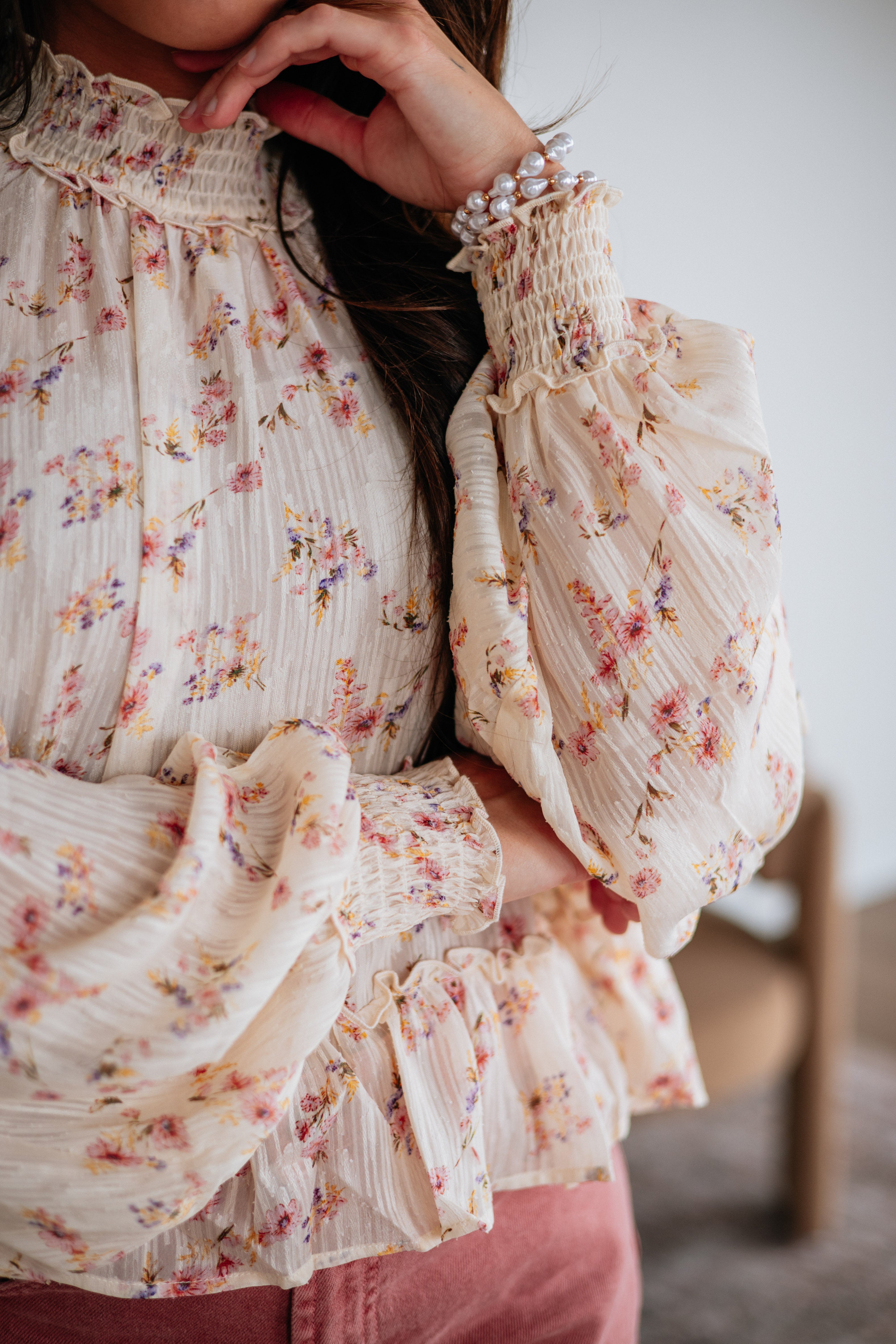 Elowen Floral Top