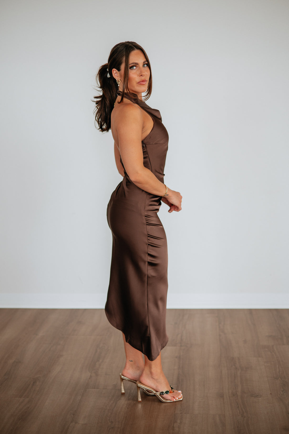 Cielle Satin Dress