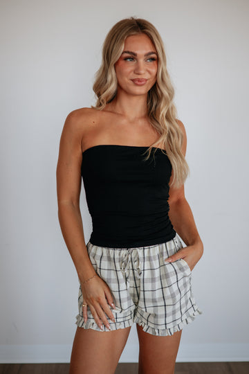 Maylan Plaid Shorts