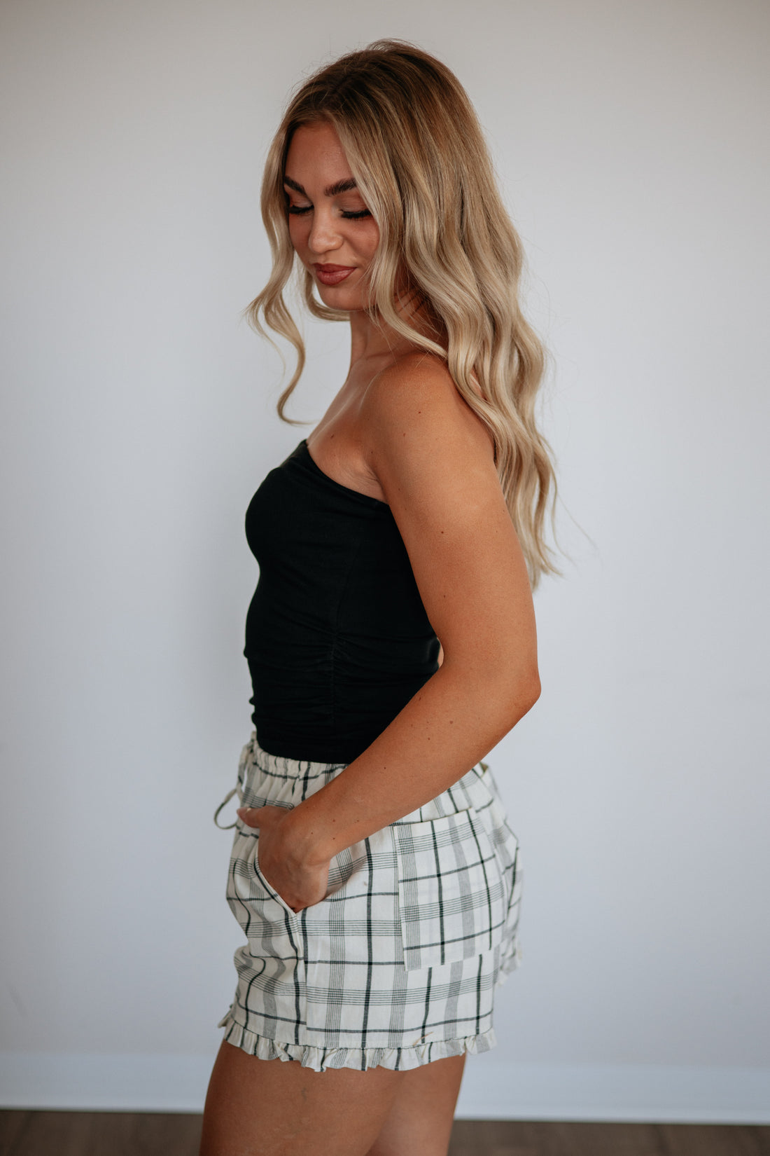 Maylan Plaid Shorts