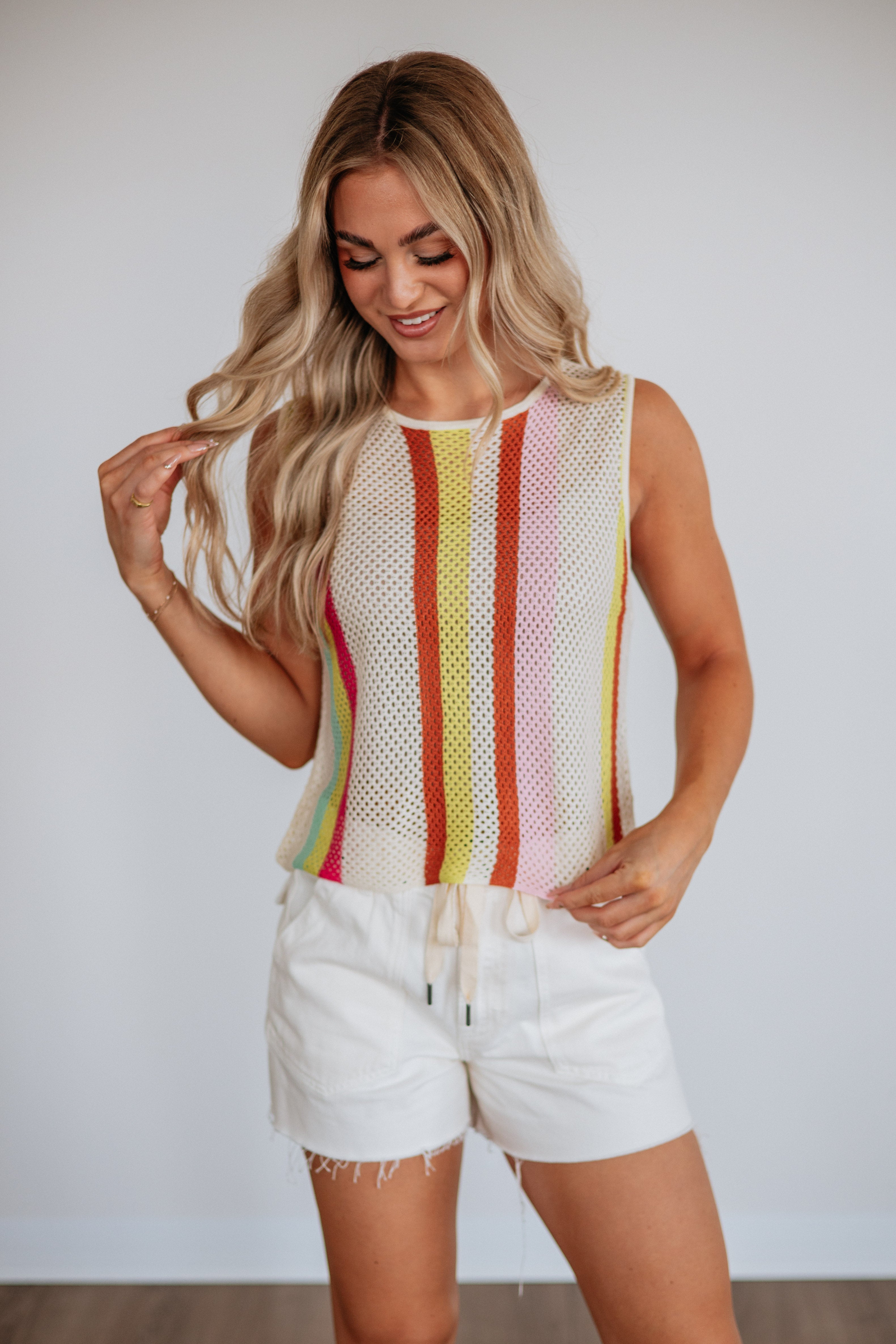 Alena Striped Top