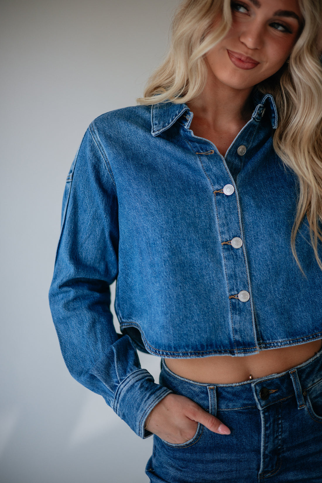 Westyn Mica Denim Top