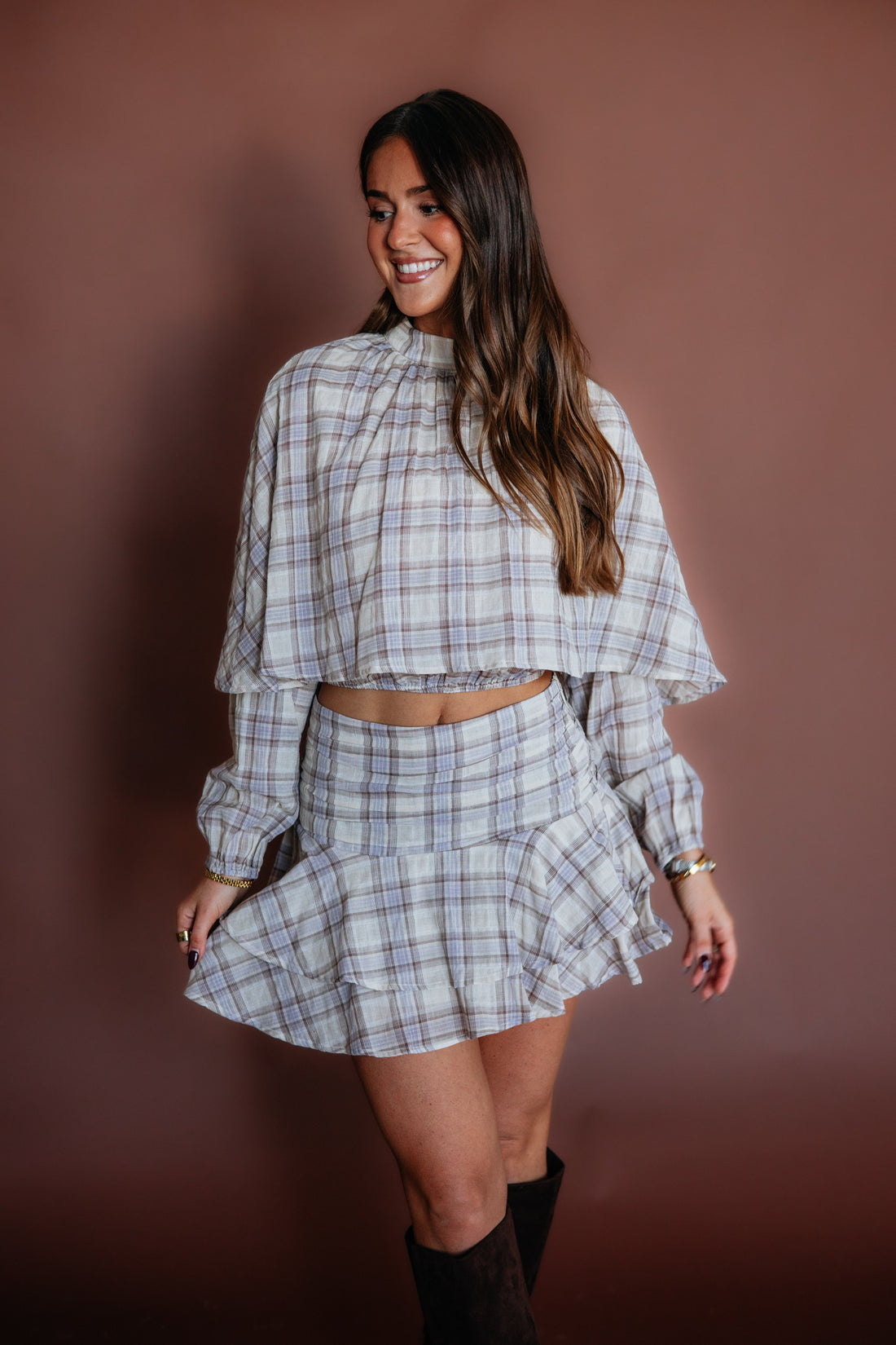 Carlotta Plaid Skirt