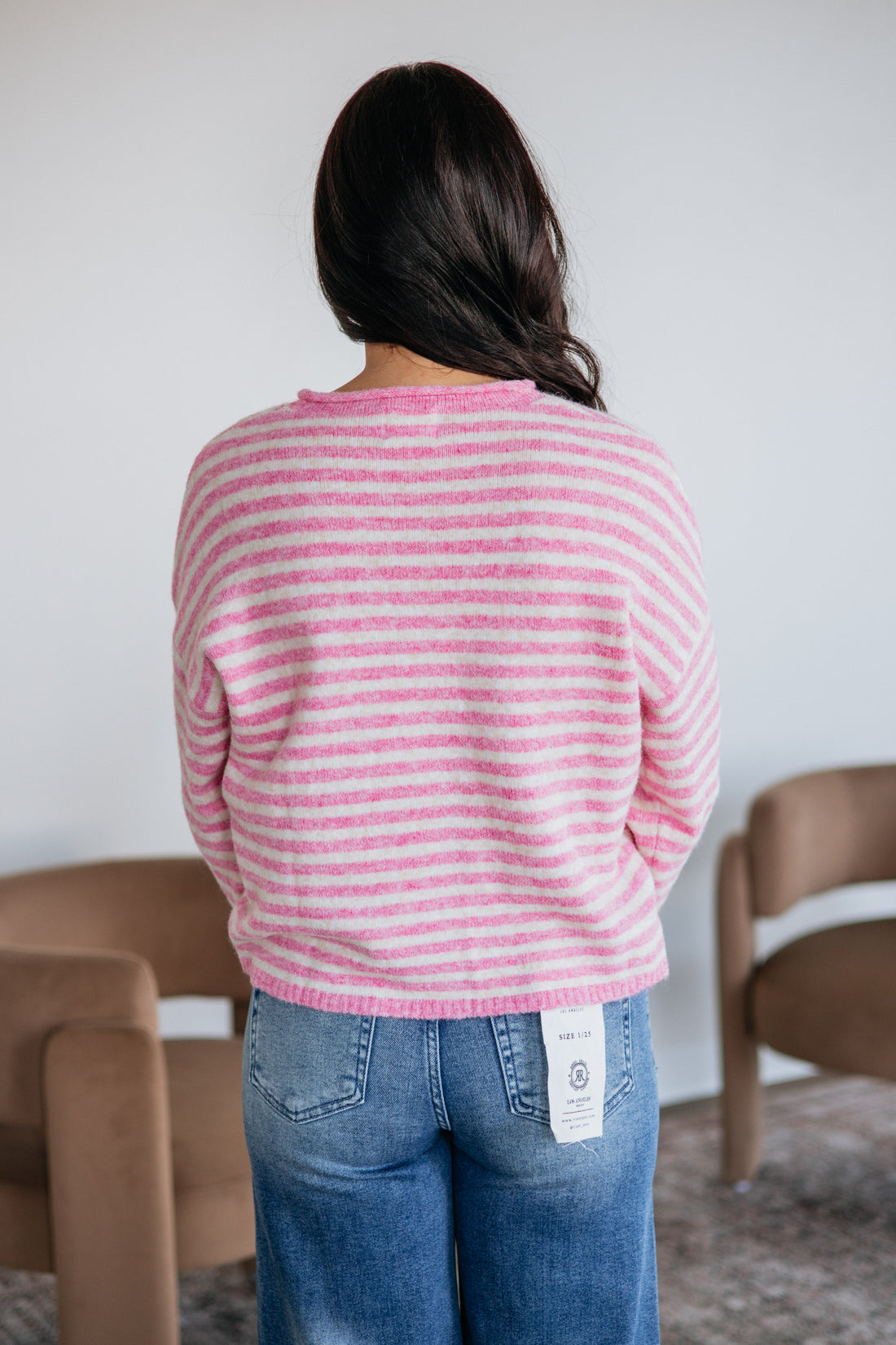 Brayden Striped Sweater - Taffy