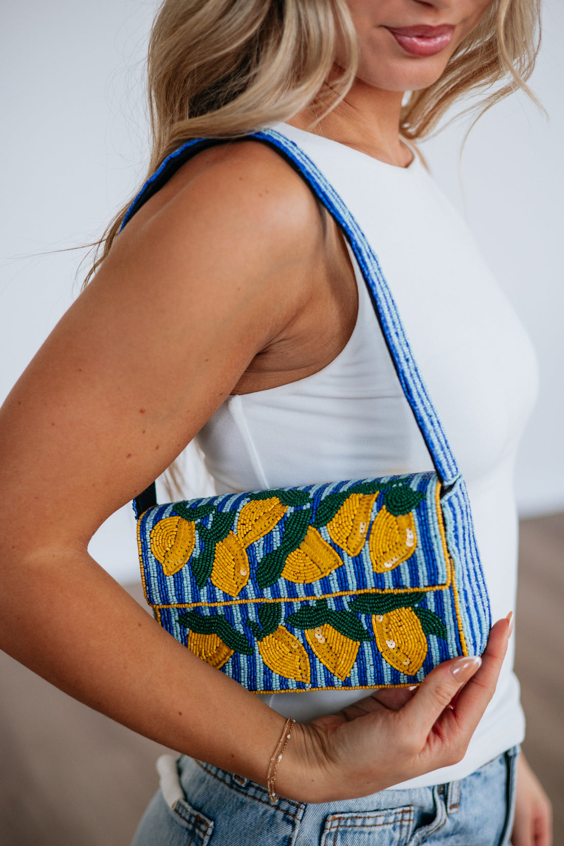 Lemon Twist Shoulder Bag