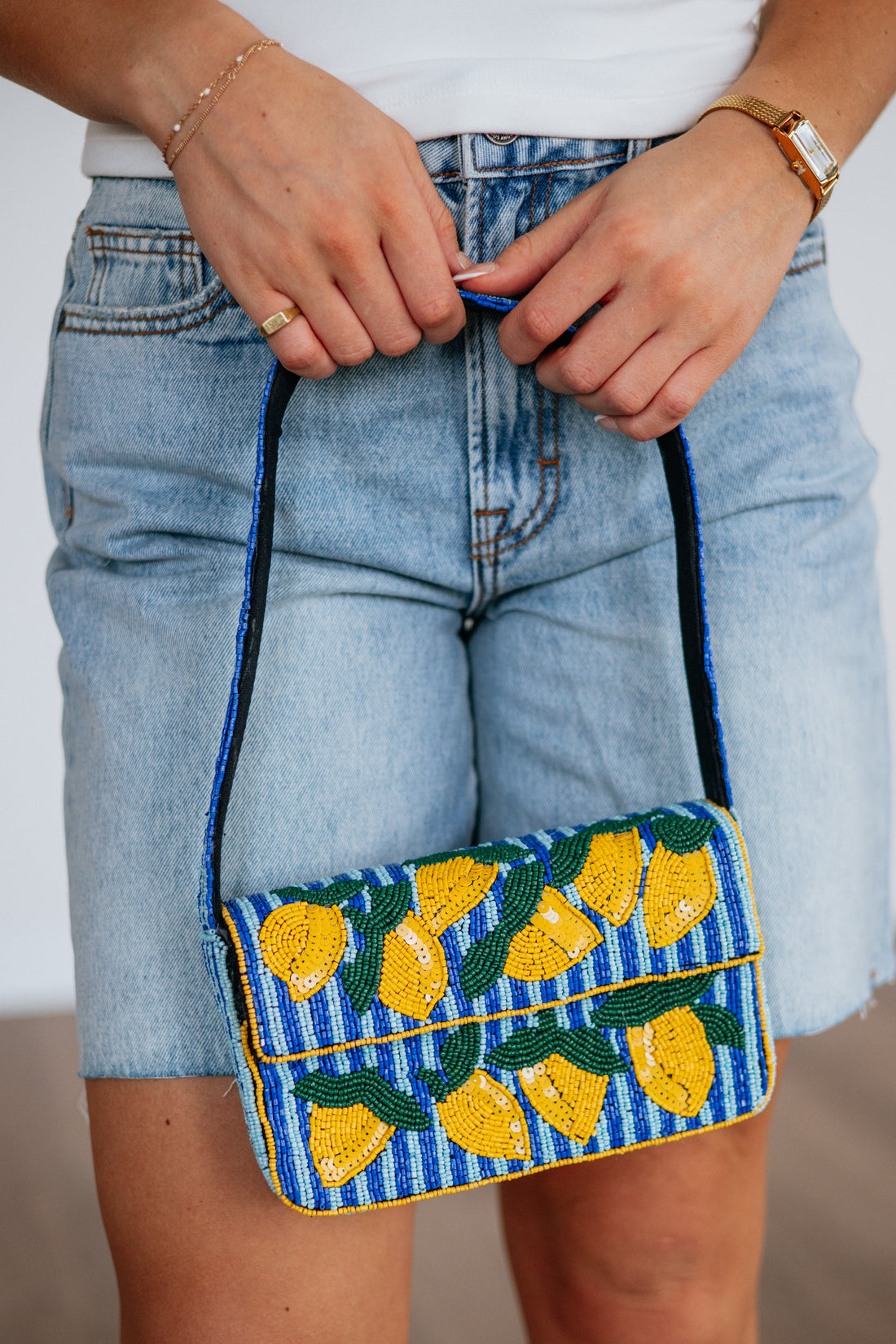 Lemon Twist Shoulder Bag