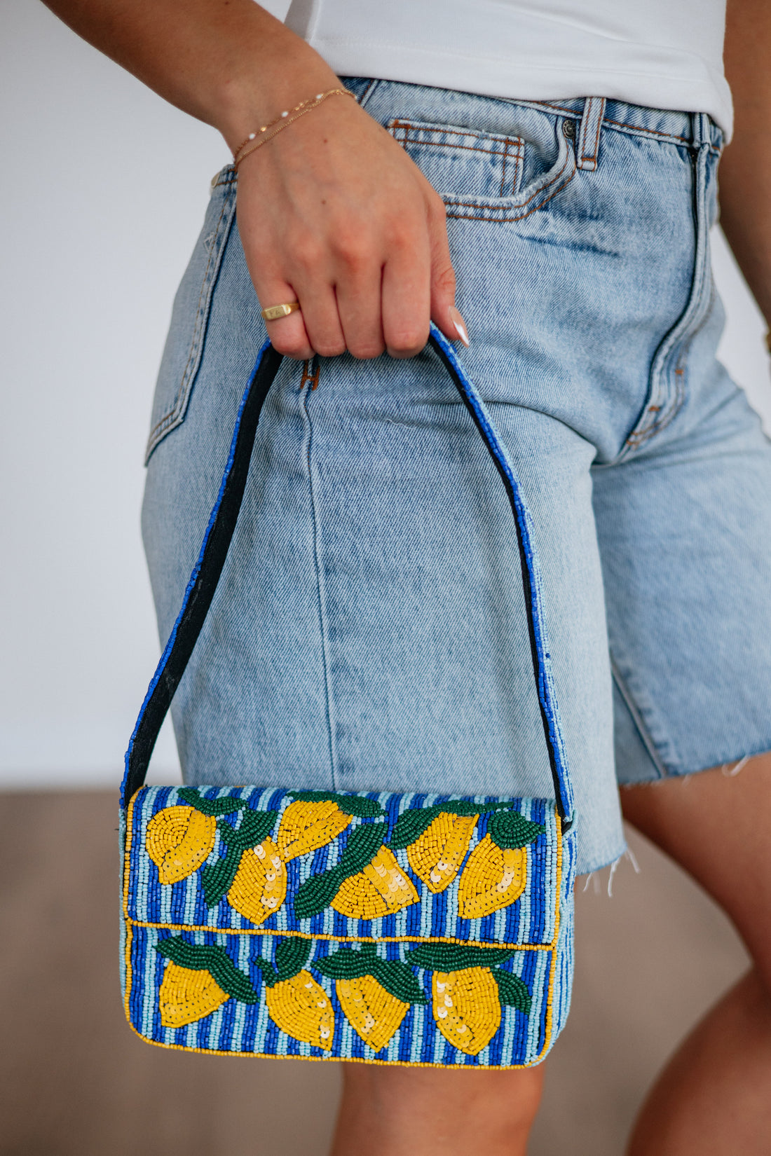 Lemon Twist Shoulder Bag