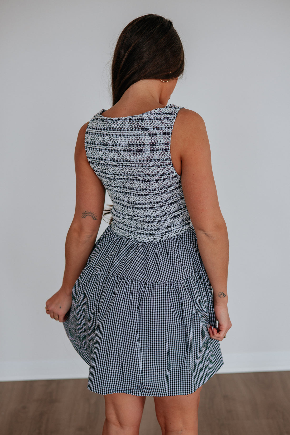 Cyndi Gingham Dress