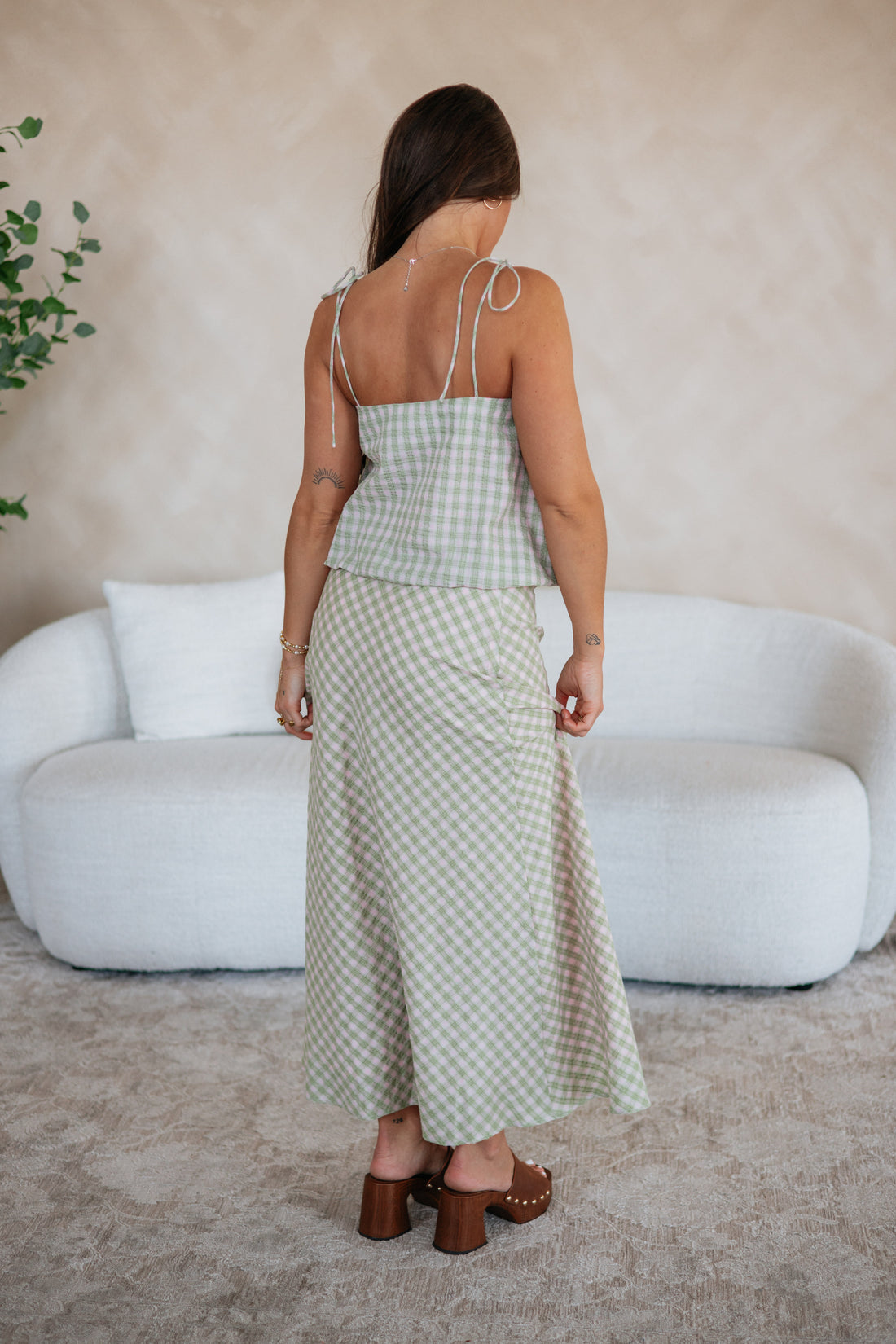 Liv Gingham Top