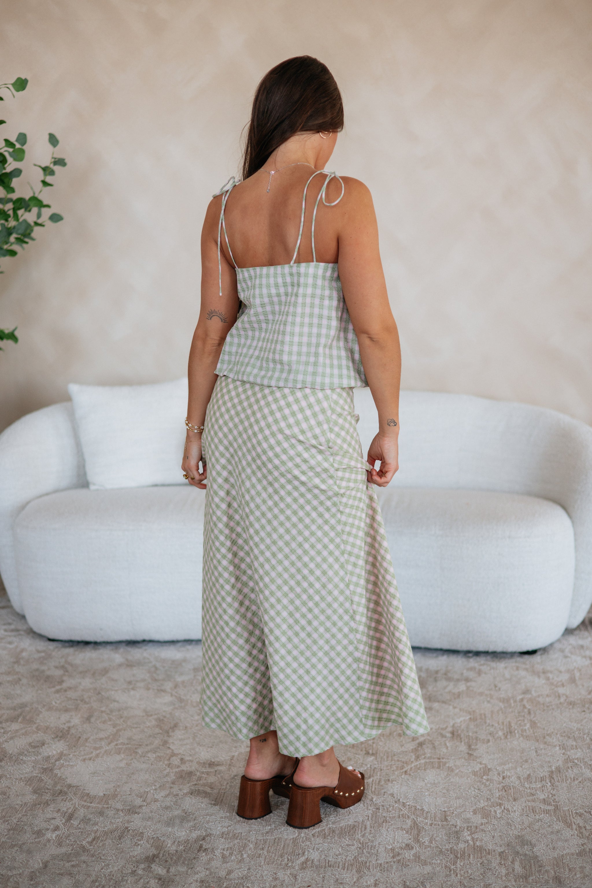 Liv Gingham Top