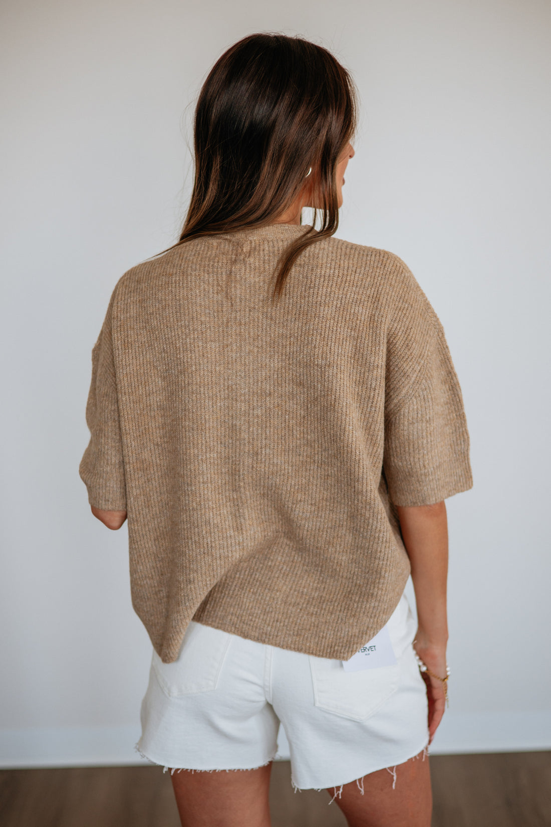 Auden Sweater Top - Latte
