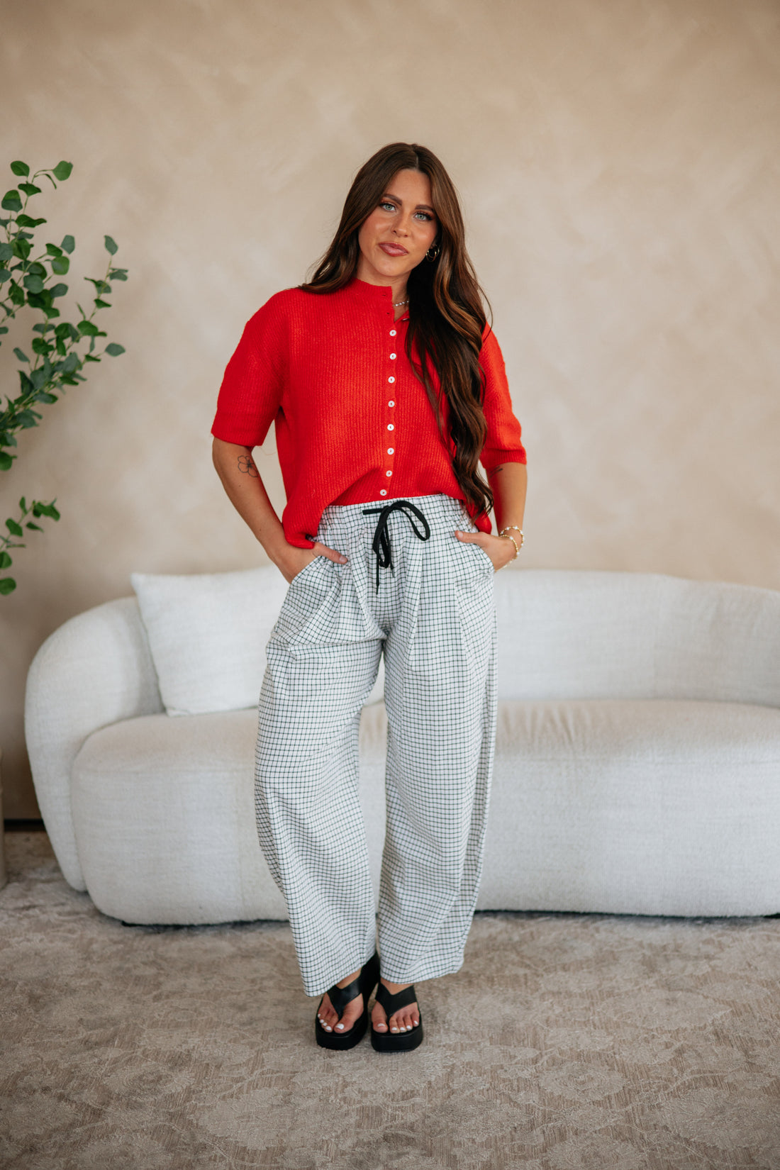 Kjerstin Checkered Pants