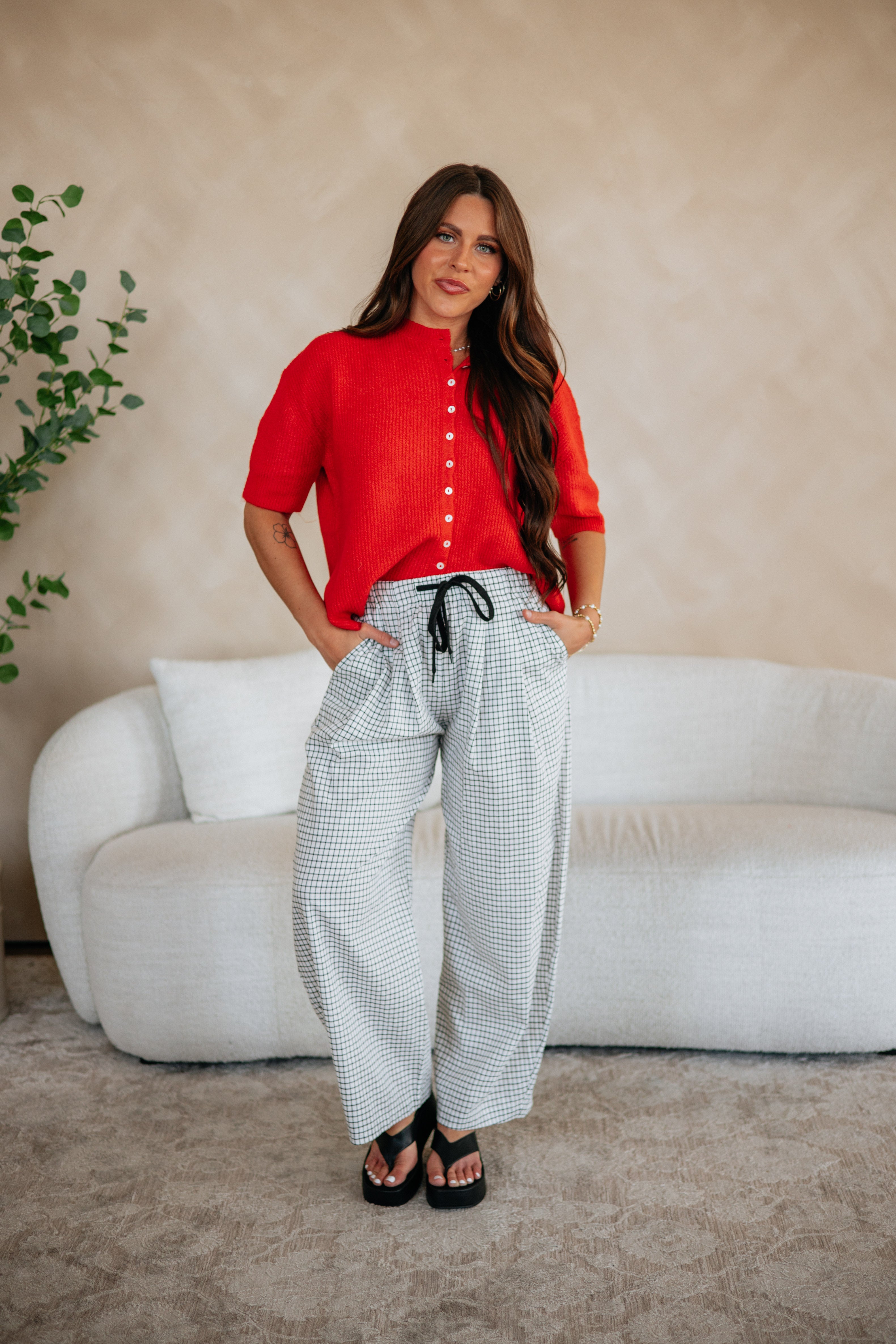 Kjerstin Checkered Pants