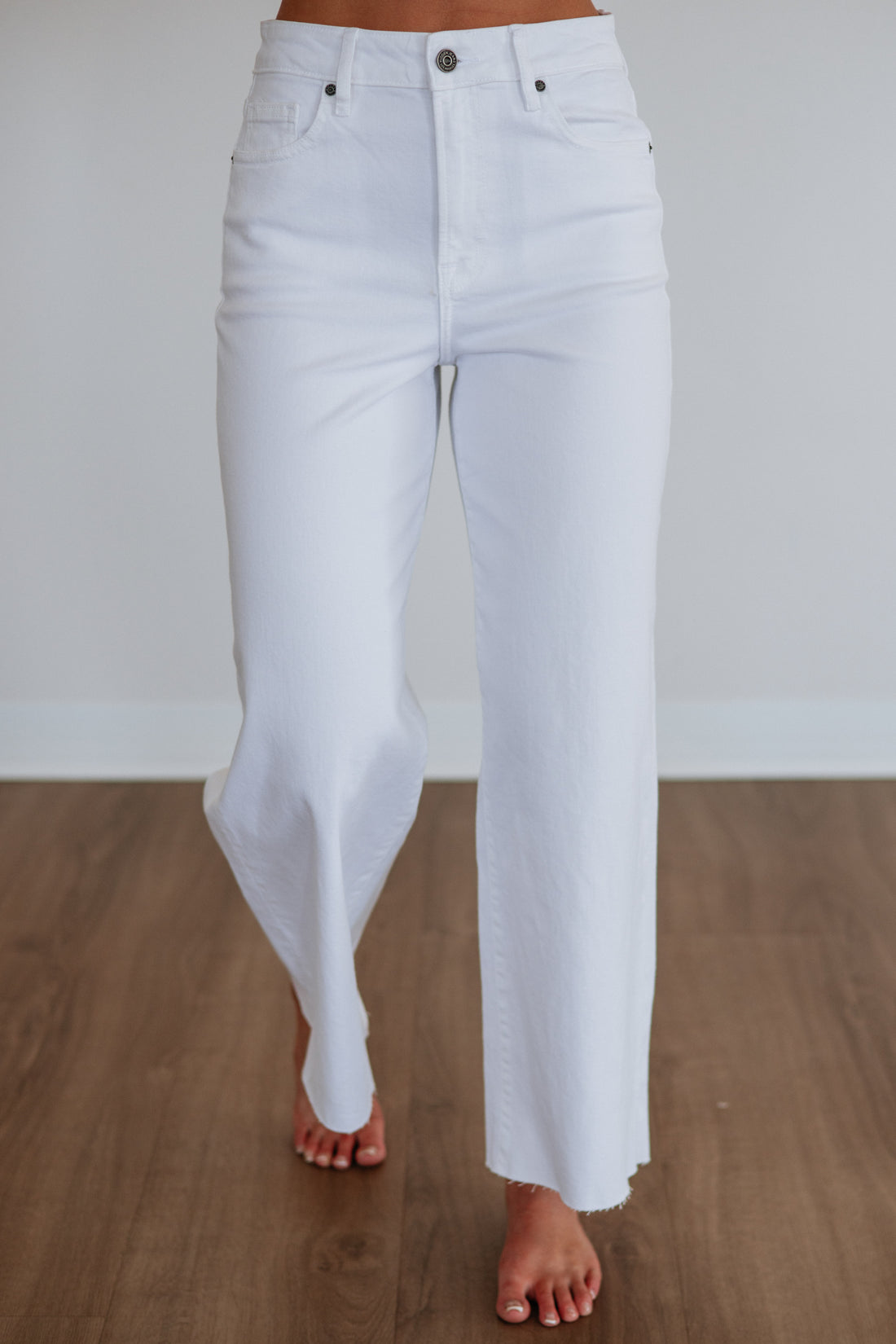 Nori Hidden Jeans - Ivory