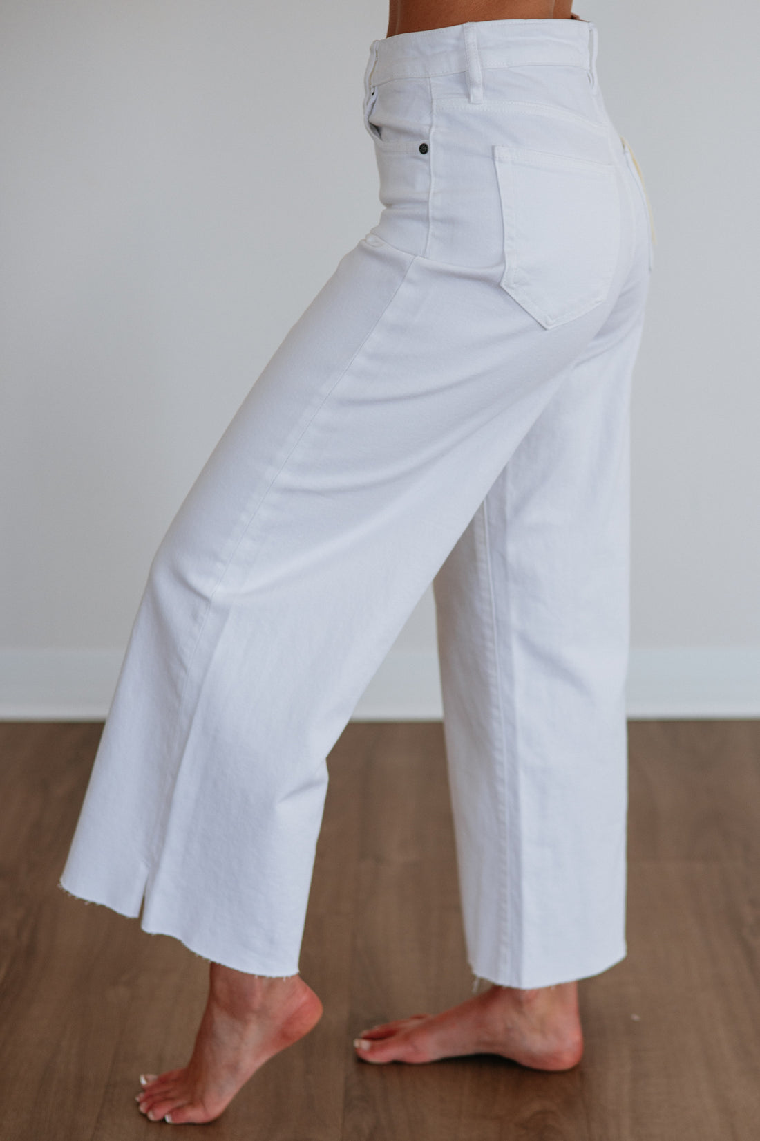 Nori Hidden Jeans - Ivory