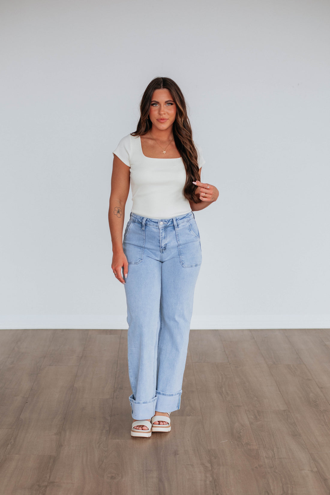 Nicola Ribbed Bodysuit - Cream