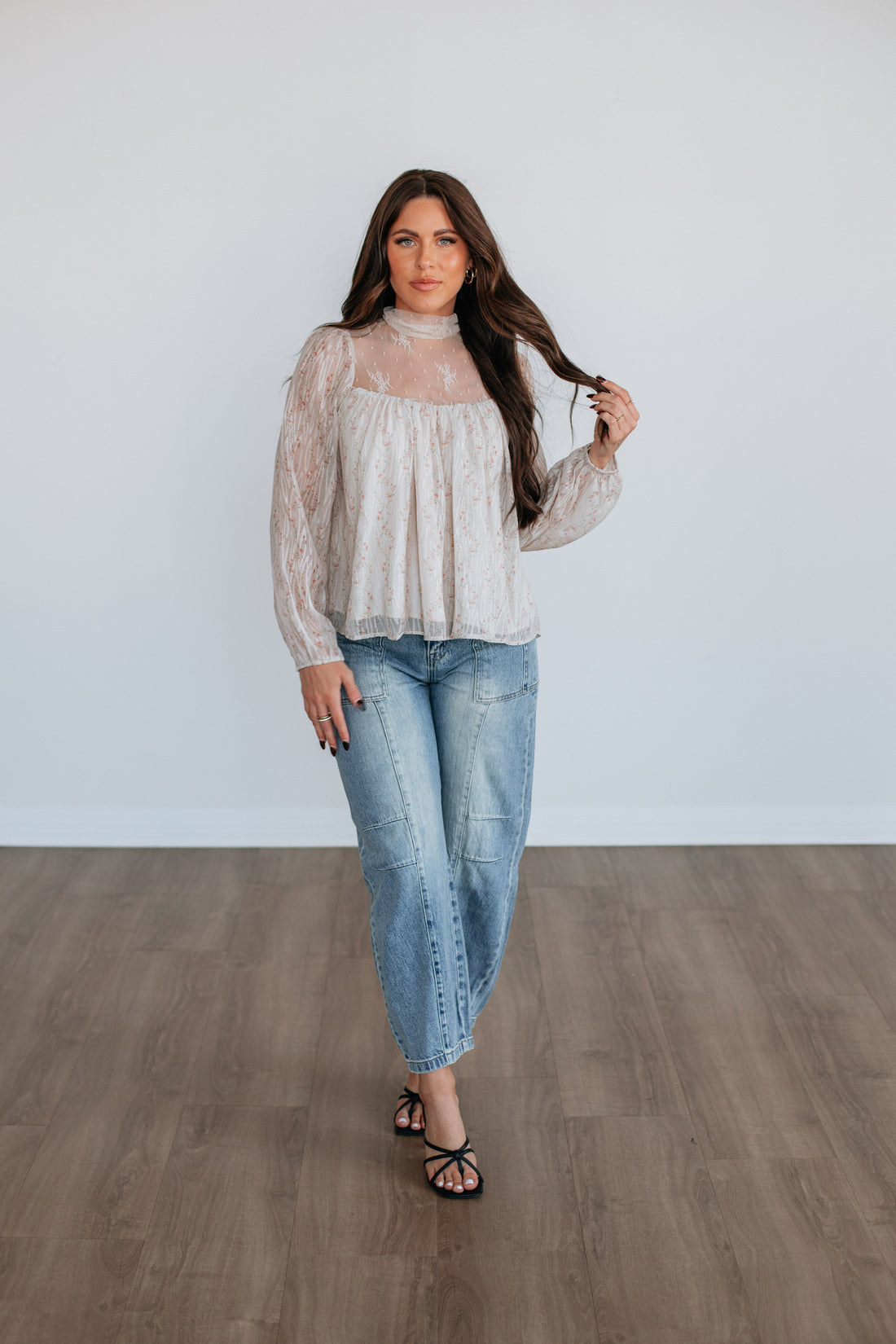 Marcia Floral Lace Top