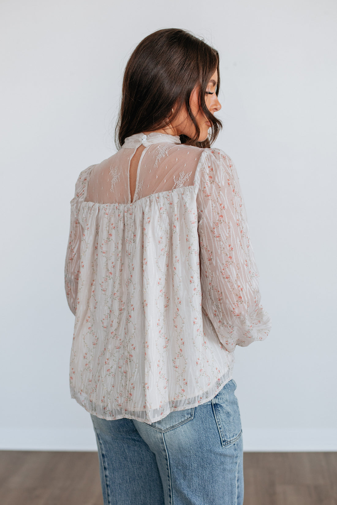 Marcia Floral Lace Top