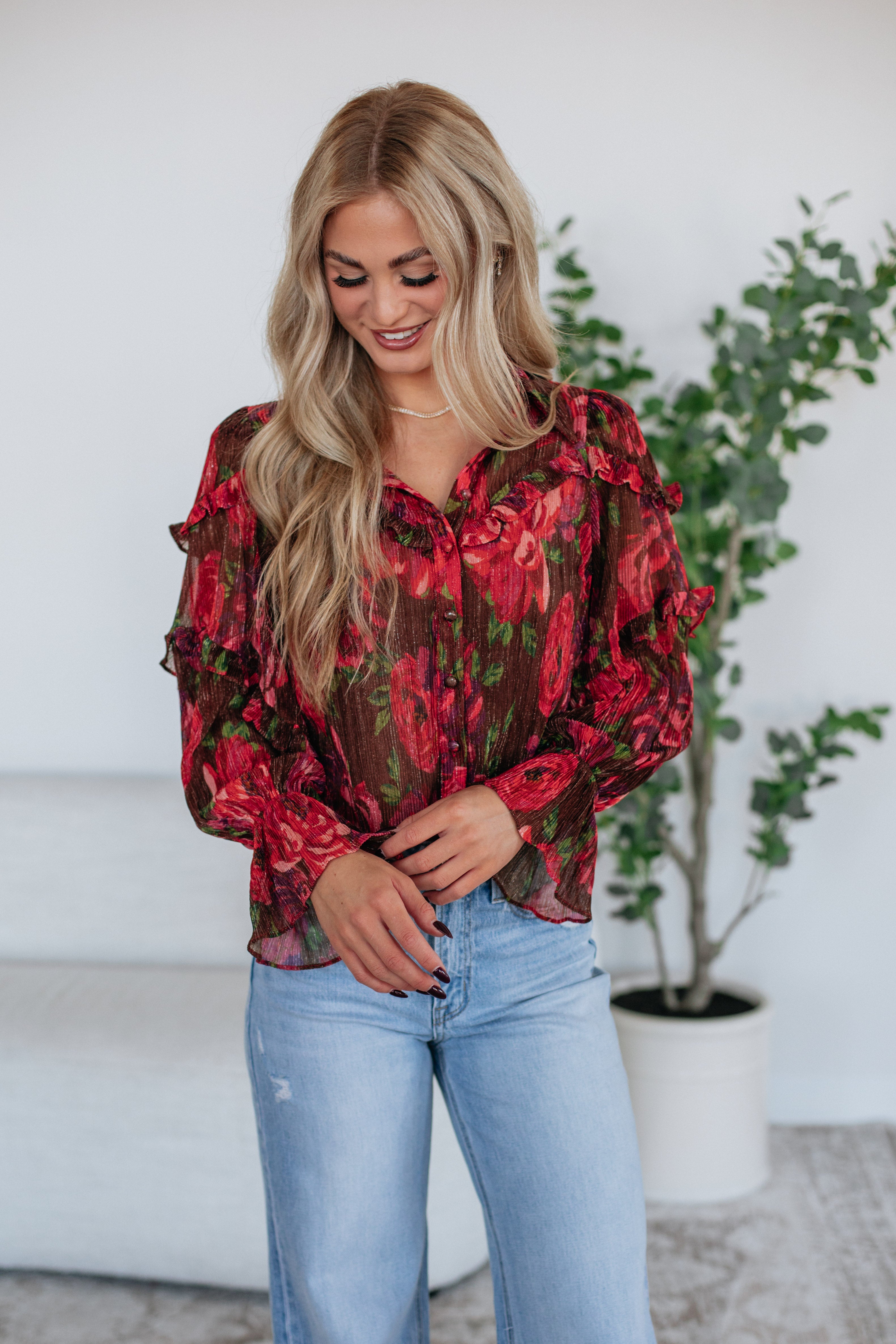Raina Floral Blouse