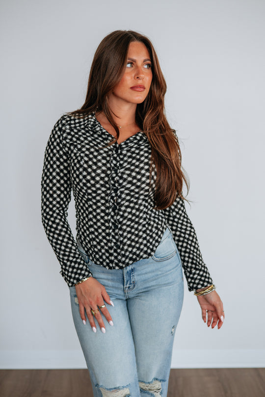 Corissa Gingham Top