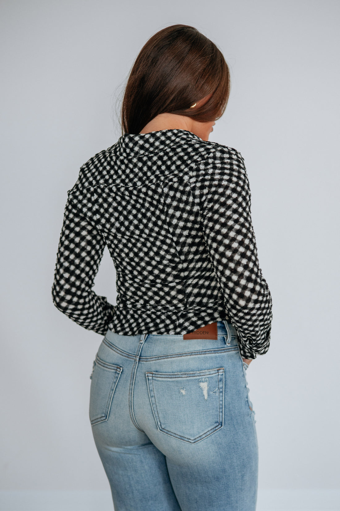 Corissa Gingham Top