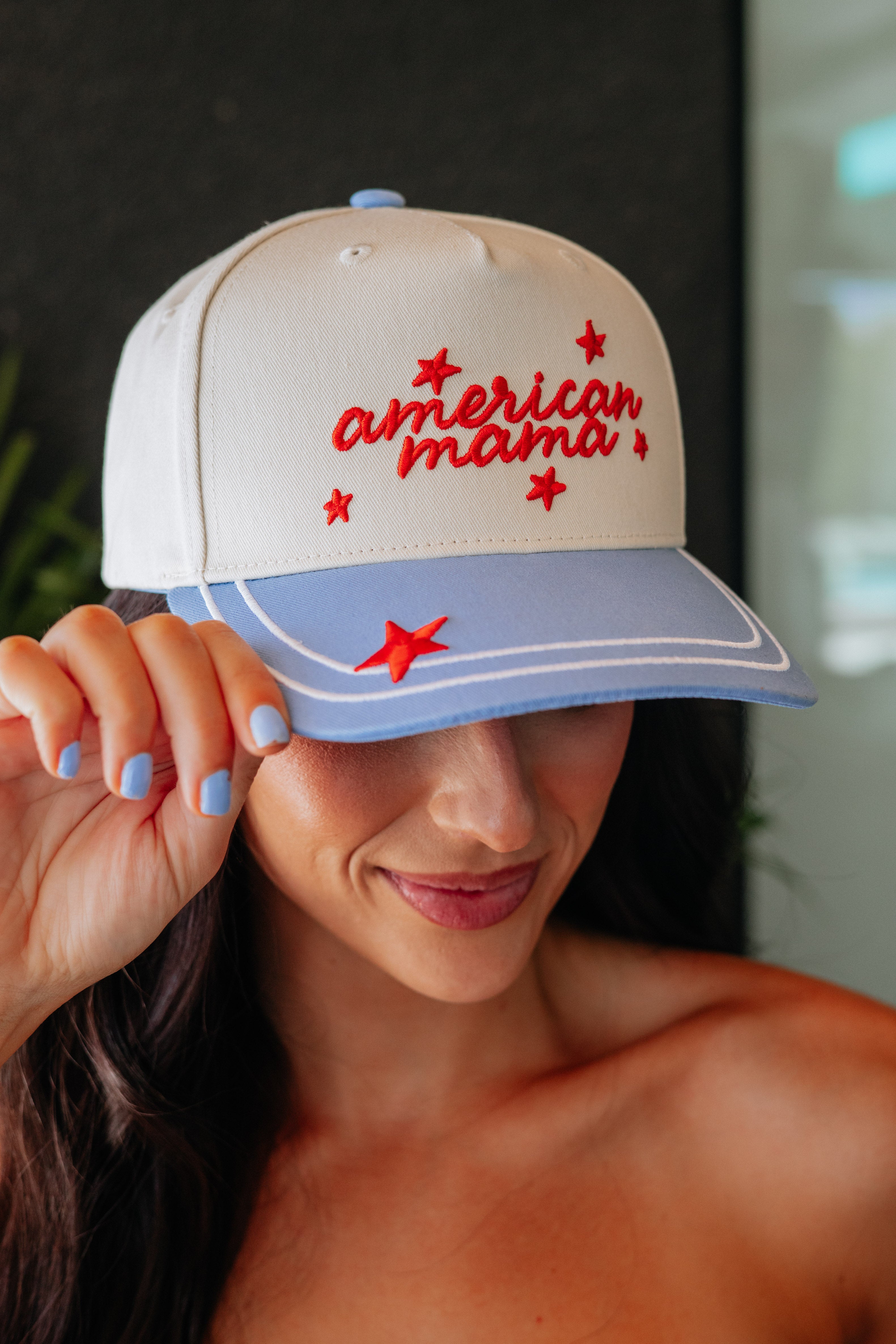 American Mama Trucker Hat
