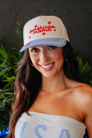 American Mama Trucker Hat