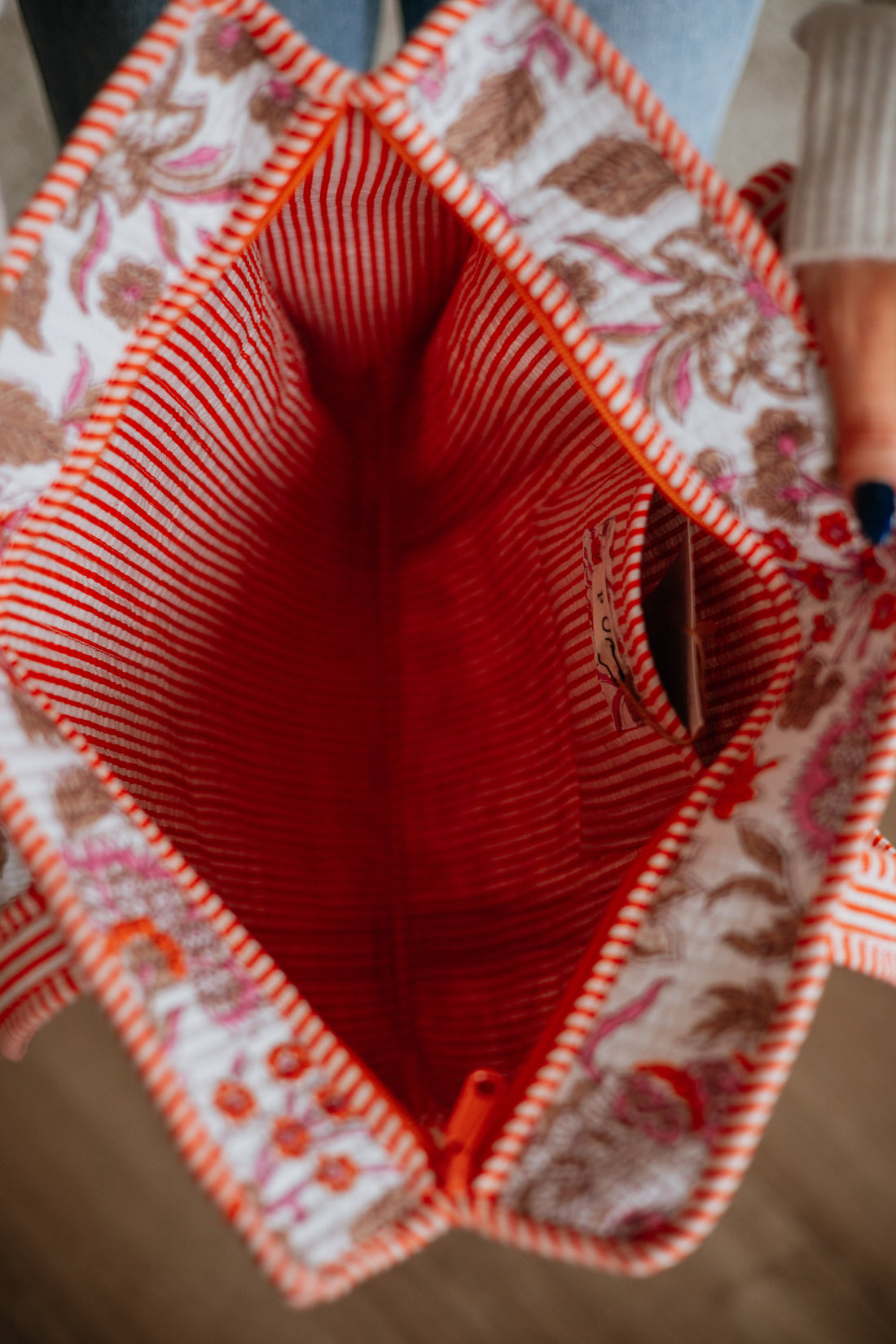 Floral Radiance Tote Bag