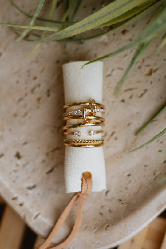 Purely Polished Ring Set