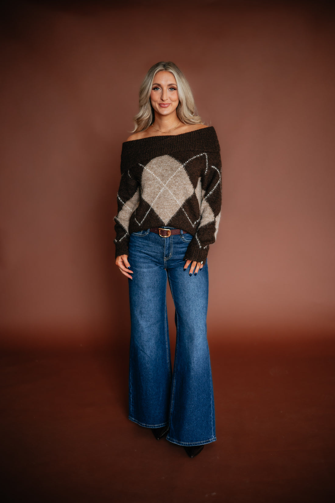 Brielle Off The Shoulder Sweater