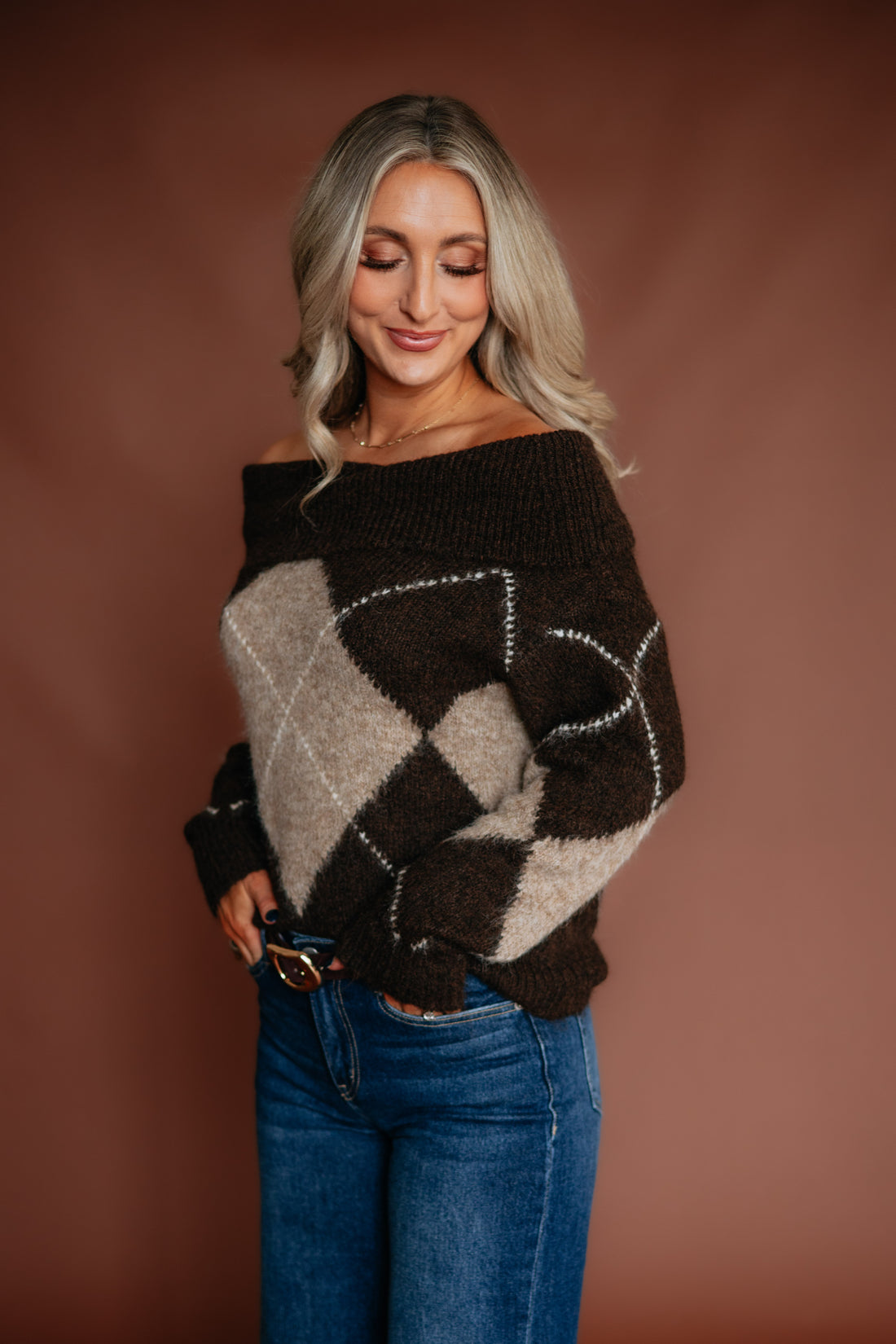 Brielle Off The Shoulder Sweater