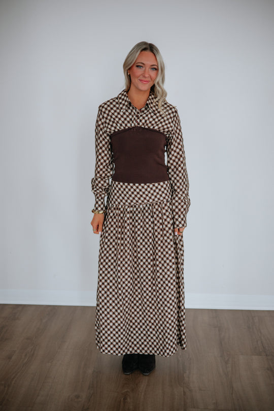 Elle Gingham Skirt