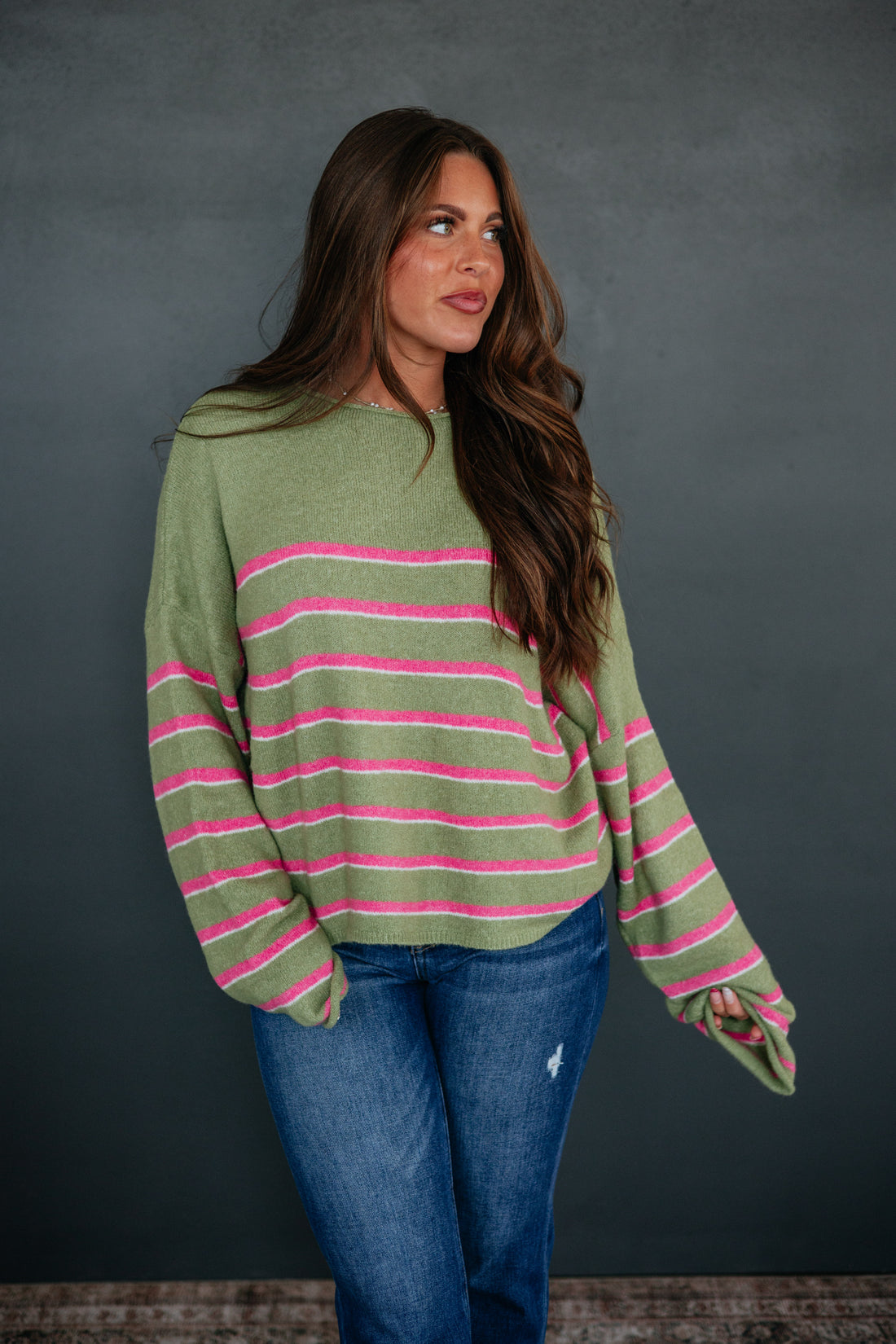 Apryl Striped Sweater