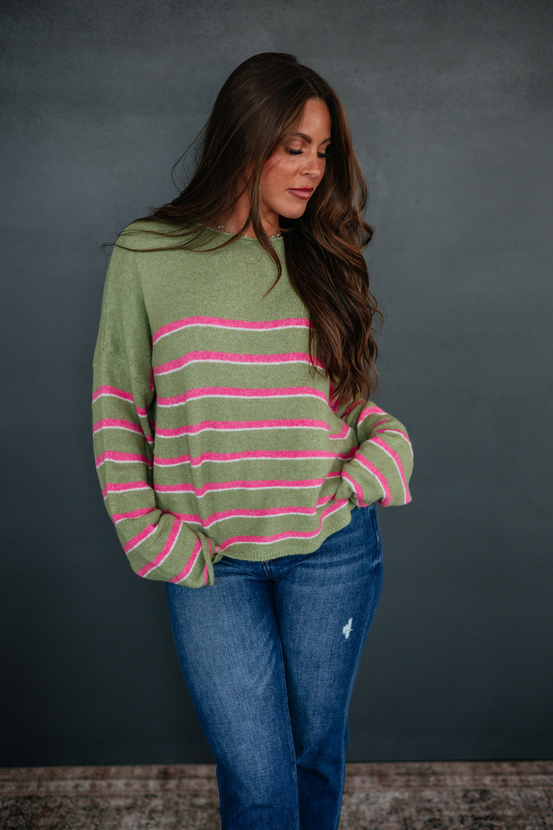 Apryl Striped Sweater