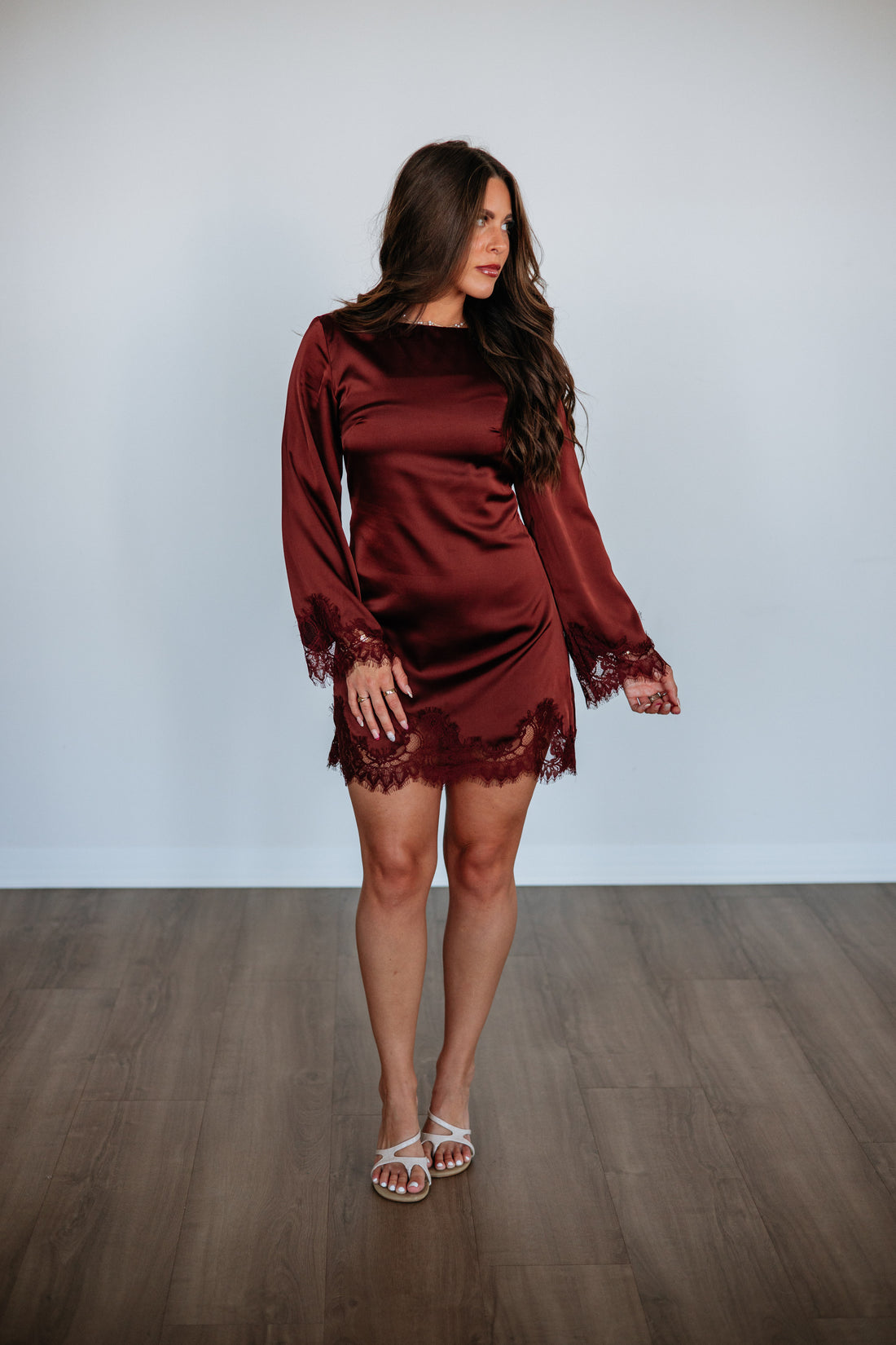 Paola Satin Dress