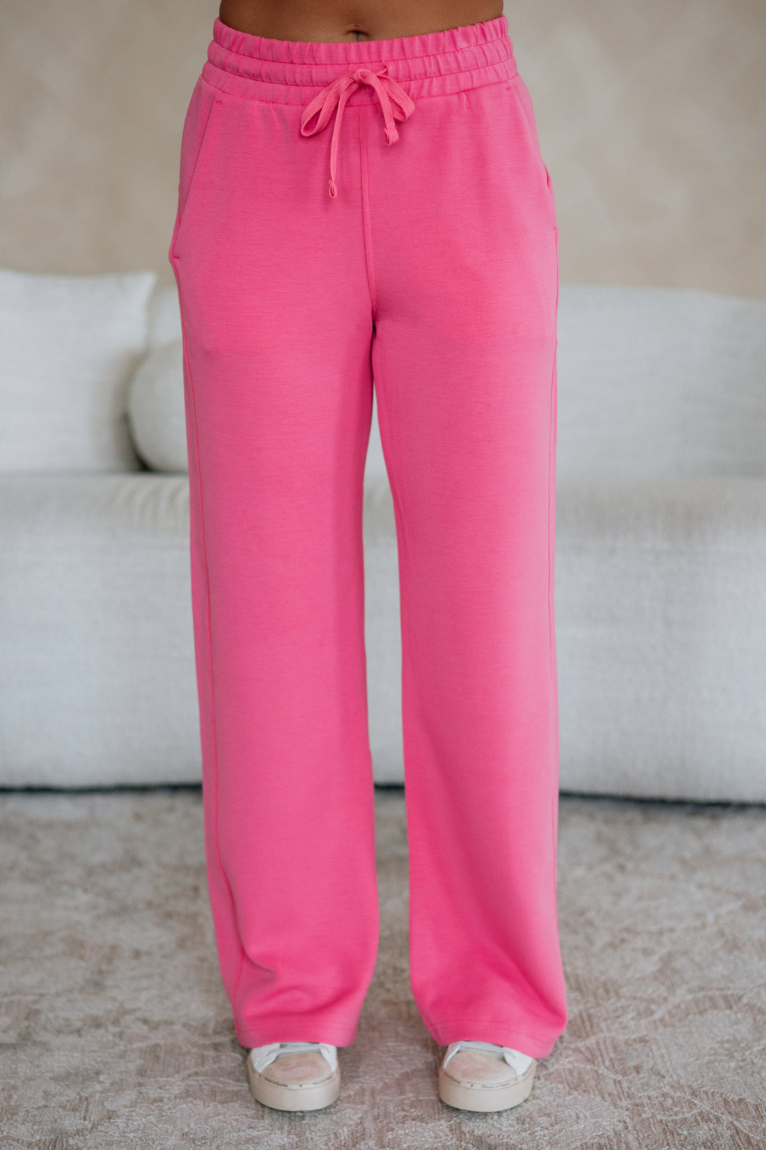 Kirsten Lounge Pants - Punch Pink
