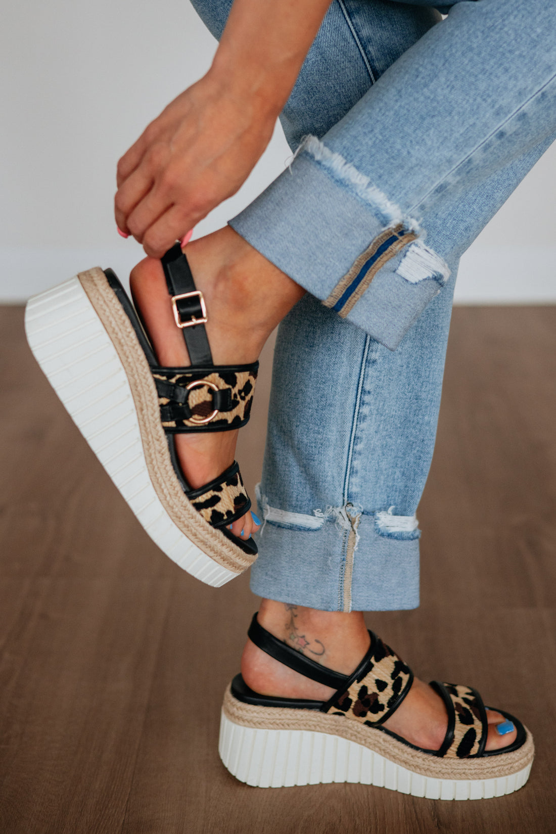 Cheetah Chic Wedges