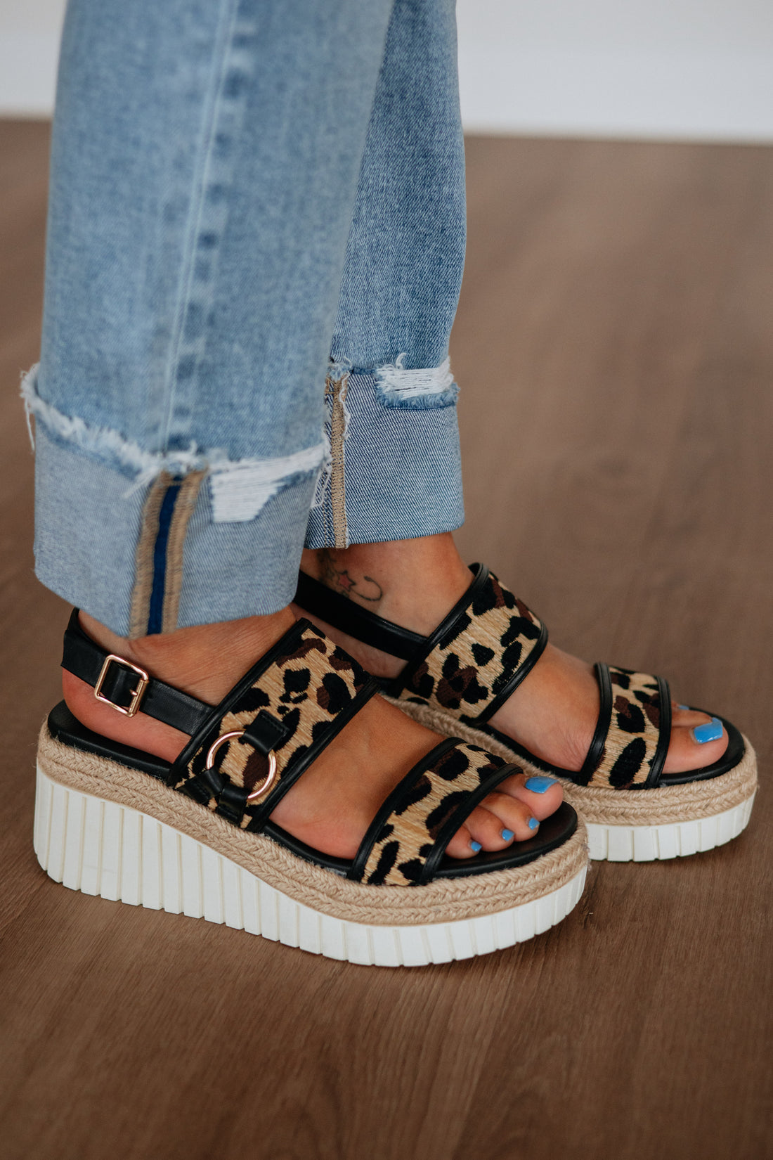 Cheetah Chic Wedges