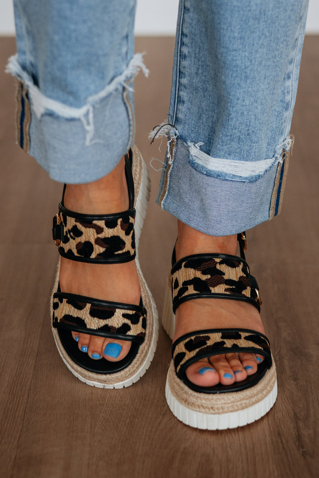 Cheetah Chic Wedges