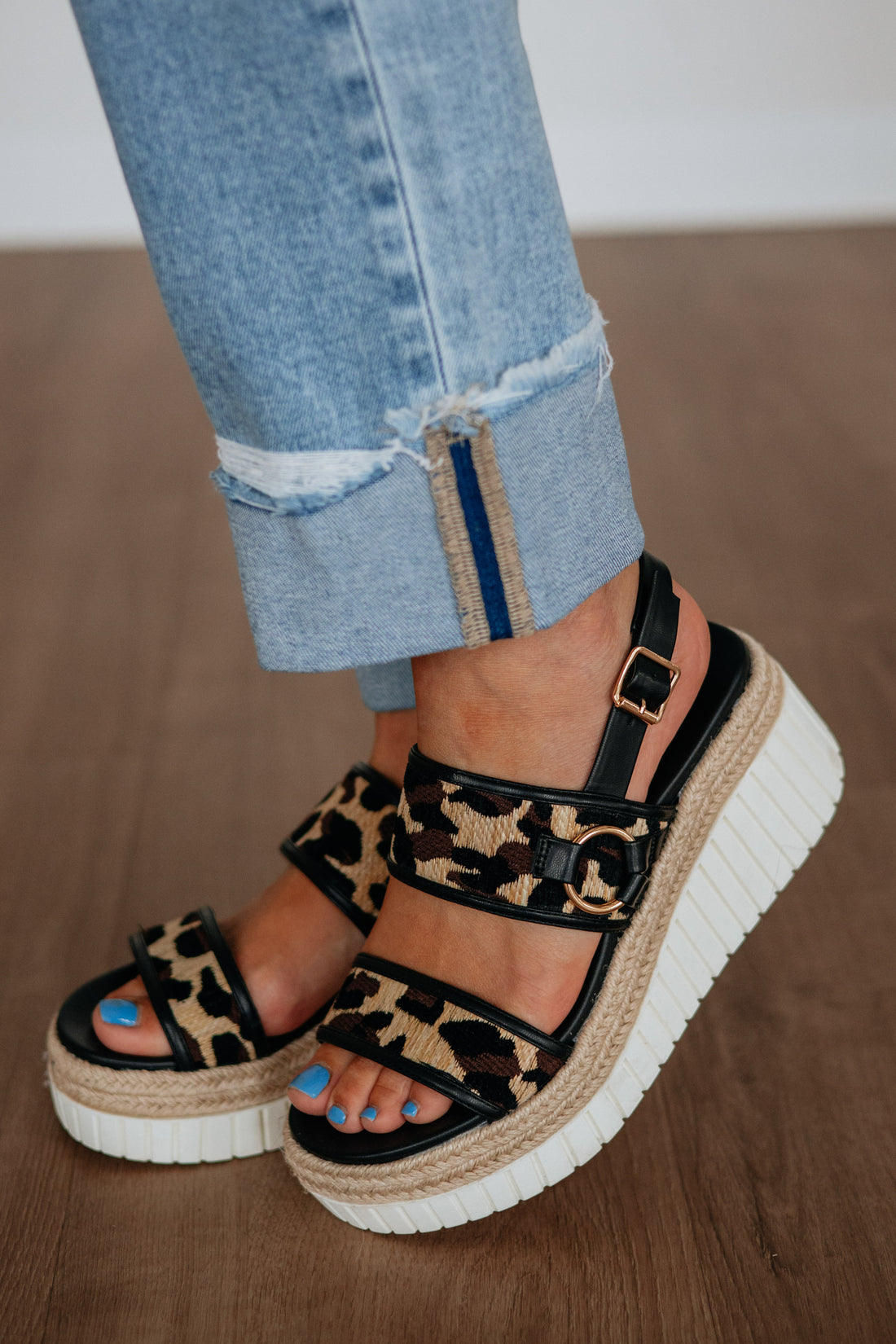 Cheetah Chic Wedges